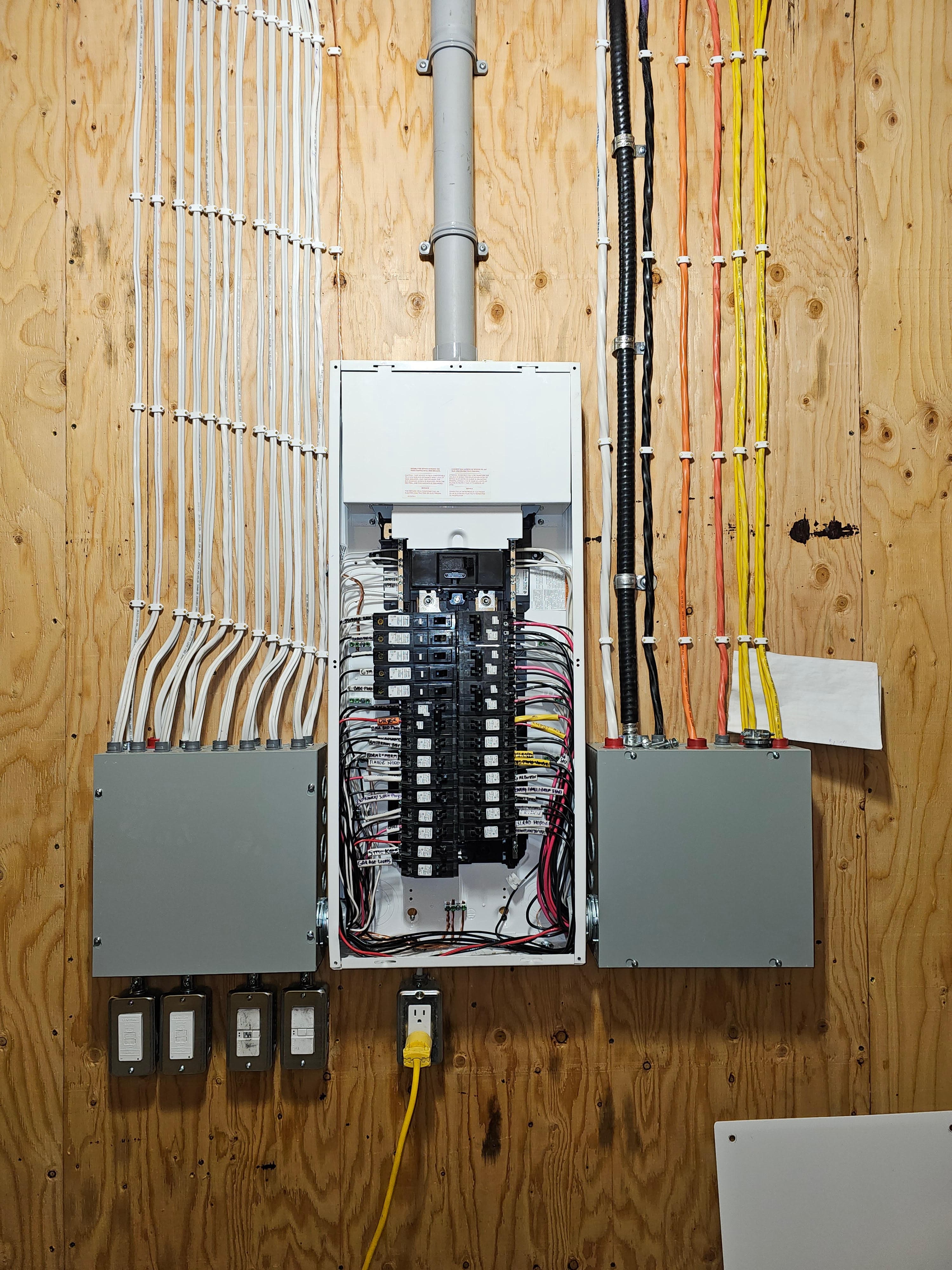 Electrical panel upgrade installation